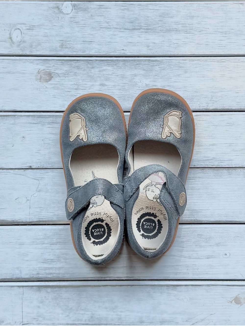 Livie & Luca Butterfly sparkle Mary Janes for Kids